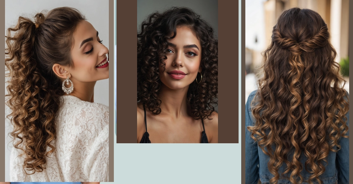 16 Fun Curly Styles that Take Minutes to Master